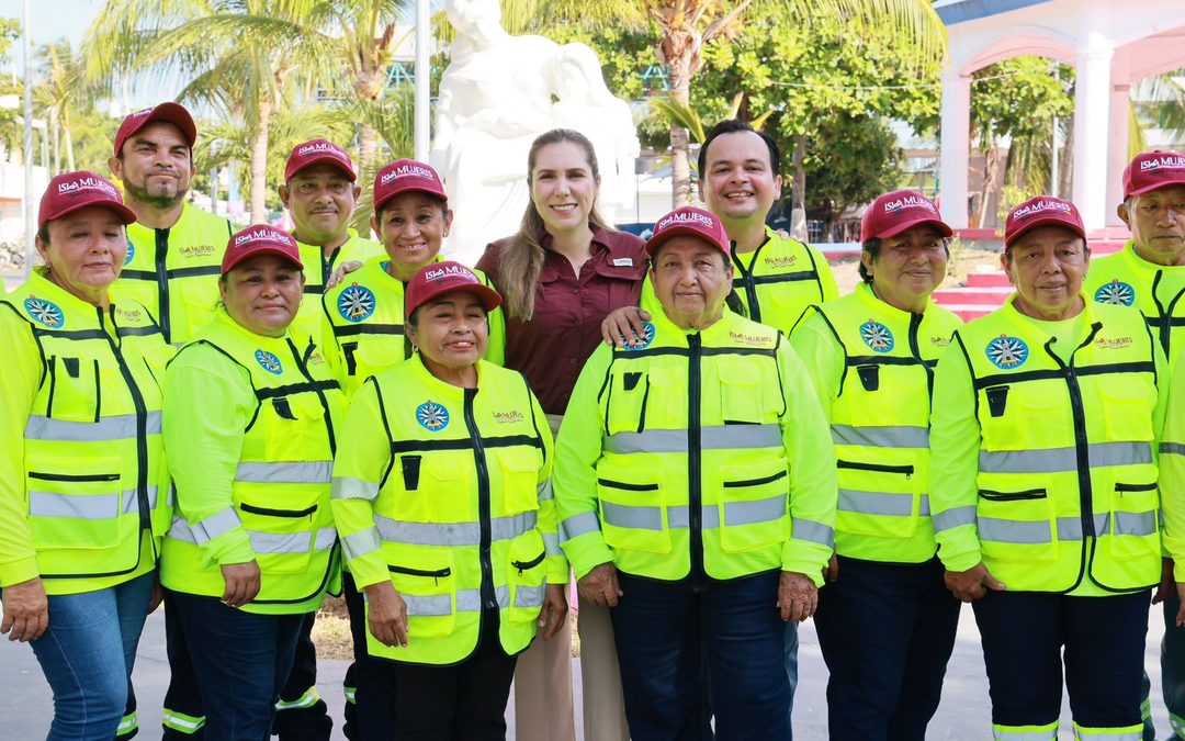 Gobierno Municipal mantiene labores permanentes para una Isla Mujeres limpia, bonita y ordenada