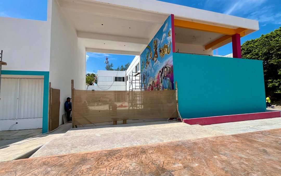 Nueva Casa de la Cultura de Isla Mujeres alcanza 70 por ciento de avance