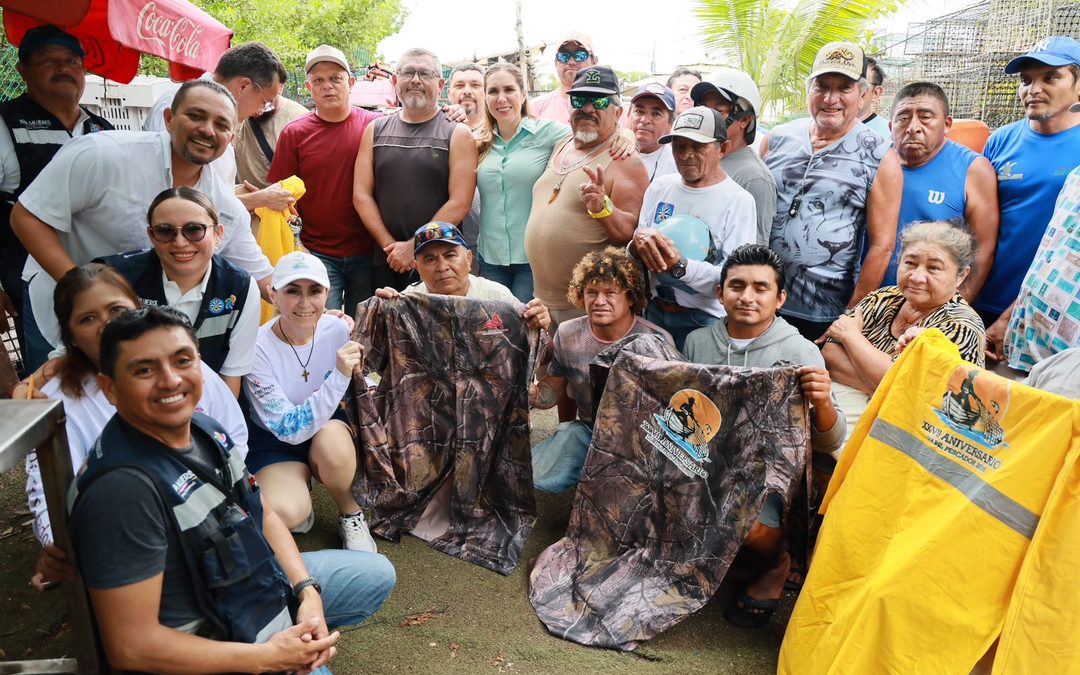 Atenea Gómez fortalece apoyo a familias pescadoras durante la temporada de lluvias