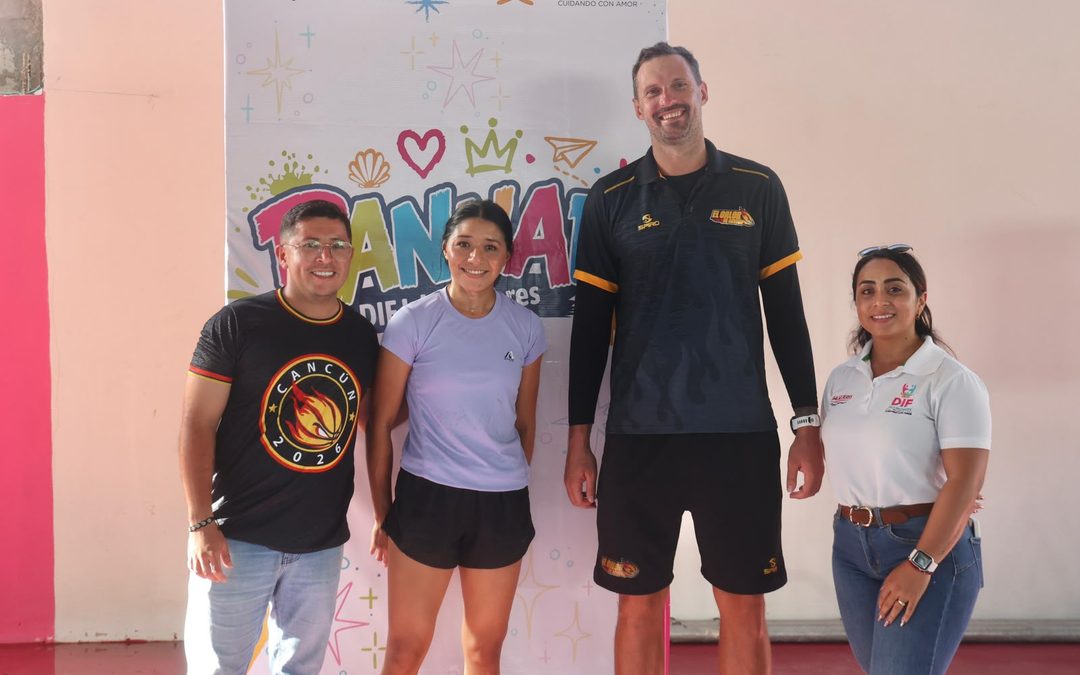 Gobierno de Isla Mujeres acercó Master Class gratuita de basquetbol con Edgaras Zelionis