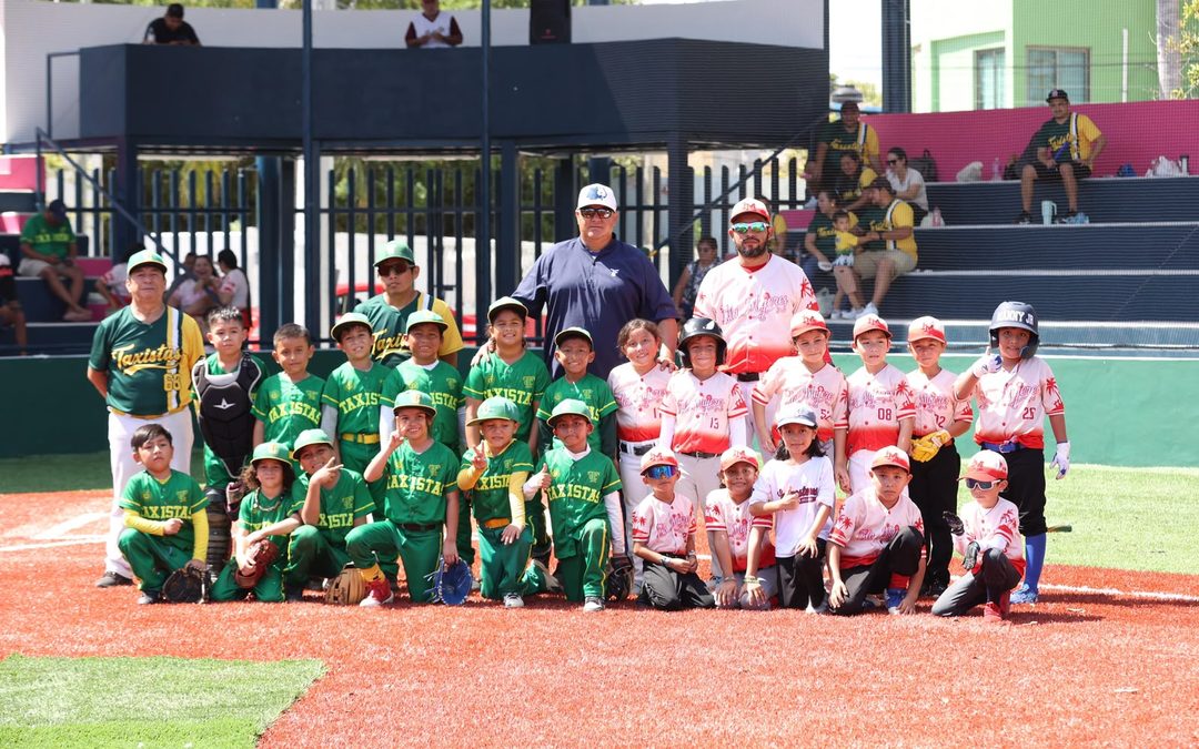 Gobierno Municipal fortalece el semillero de talentos del béisbol infantil en Isla Mujeres