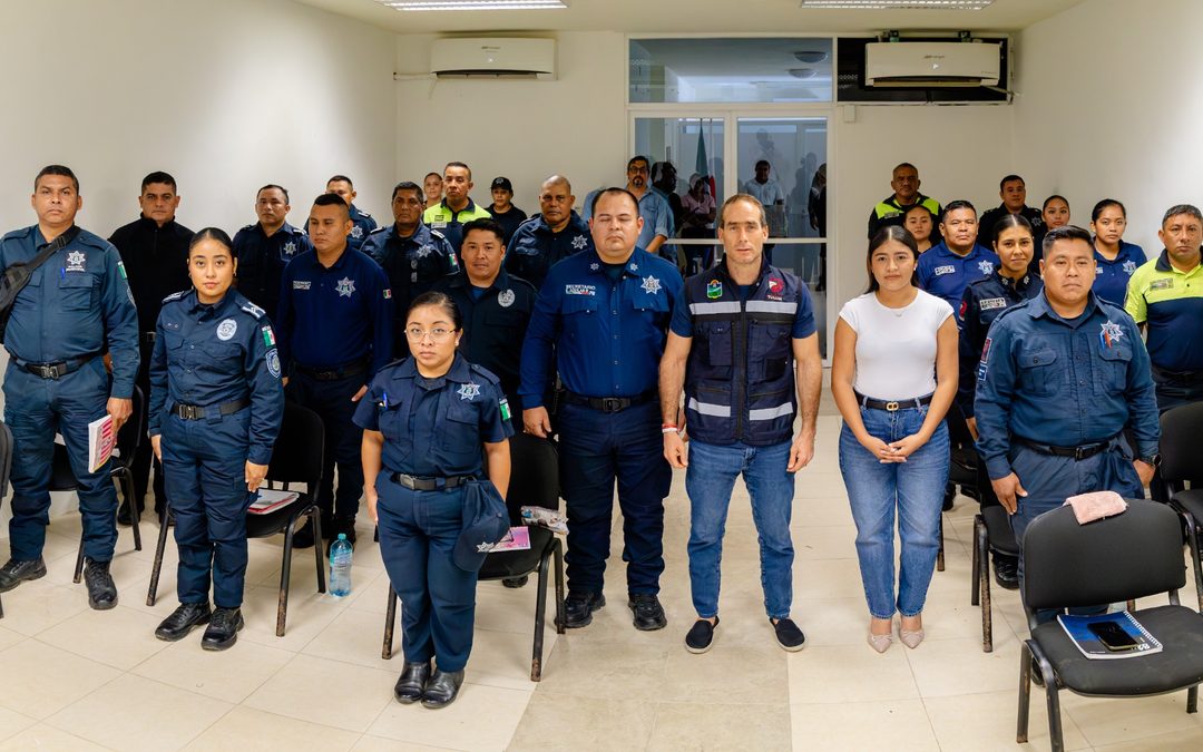 CONCLUYEN POLICÍAS DE TULUM CURSO DE FORMACIÓN INICIAL